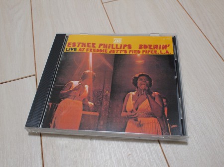 Esther Phillips / Burnin' - Live at Freddie Jett's Pied Piper,L.A.ジャケット