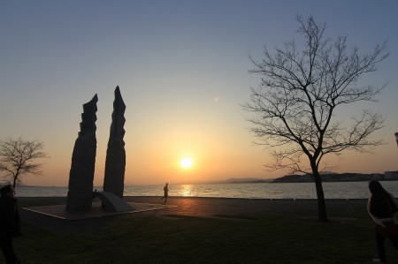 宍道湖の夕陽