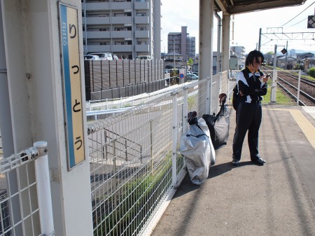 栗東駅から退散！