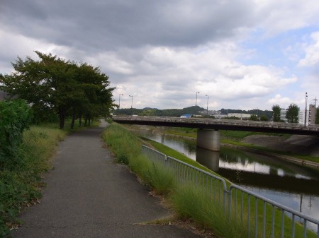 念願の武庫川沿いへ復帰