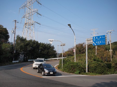 大鳴門橋の分岐点