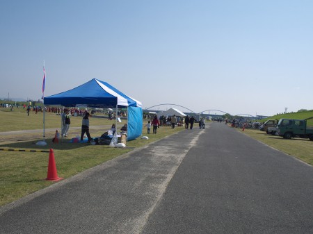 河川敷ではイベント盛りだくさん