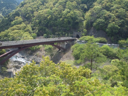 保津峡駅付近