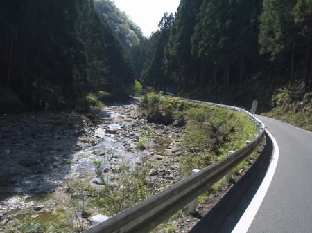 樒原からはダウンヒル