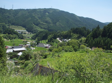 徐々に景色も変わる