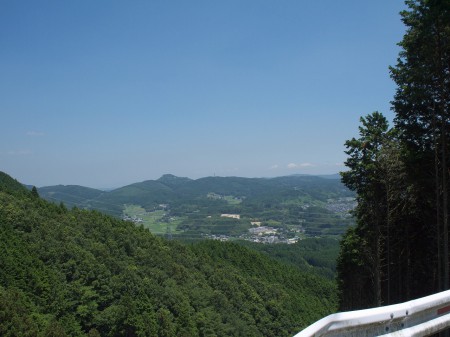 すっかり山の風景に