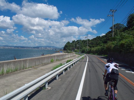 明石海峡大橋が見えてきました