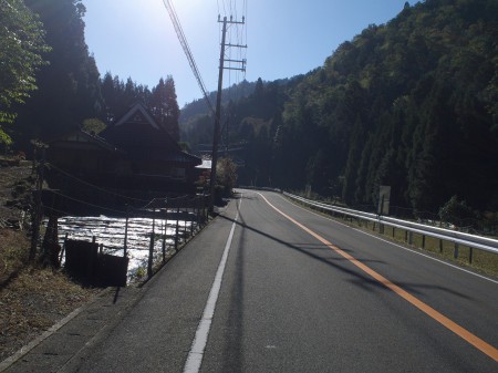 上り基調の道