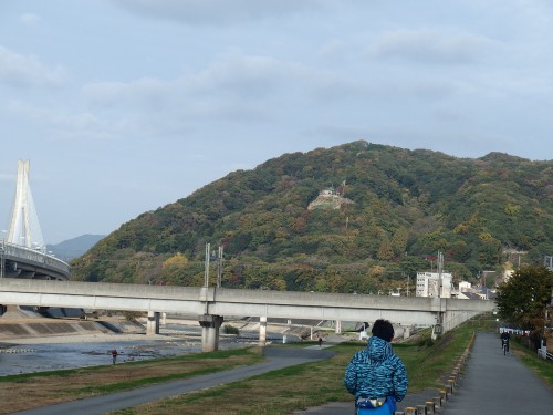 五月山を望む