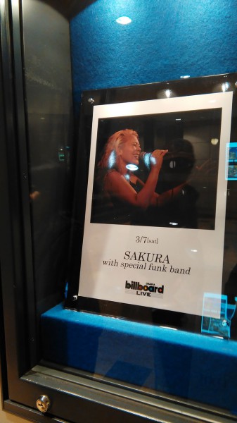 SAKURA with special funk band@Billboard Live Osaka