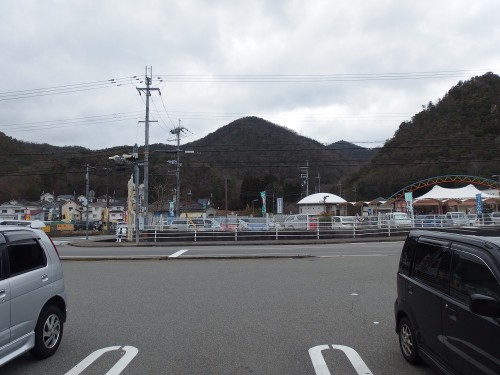 道の駅いながわ（の対面のローソンにて）