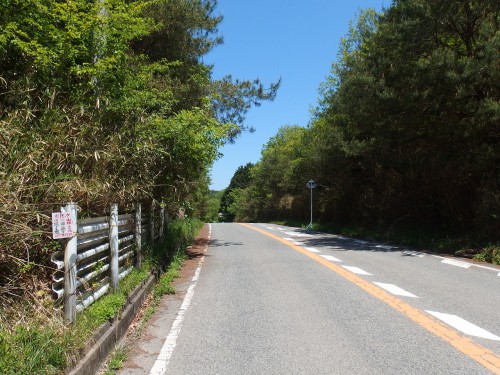 阿古谷の山越え