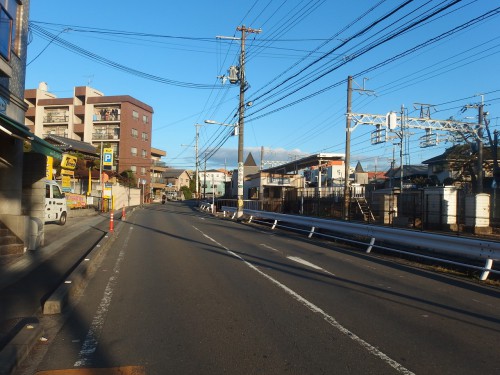 阪急に沿って北上